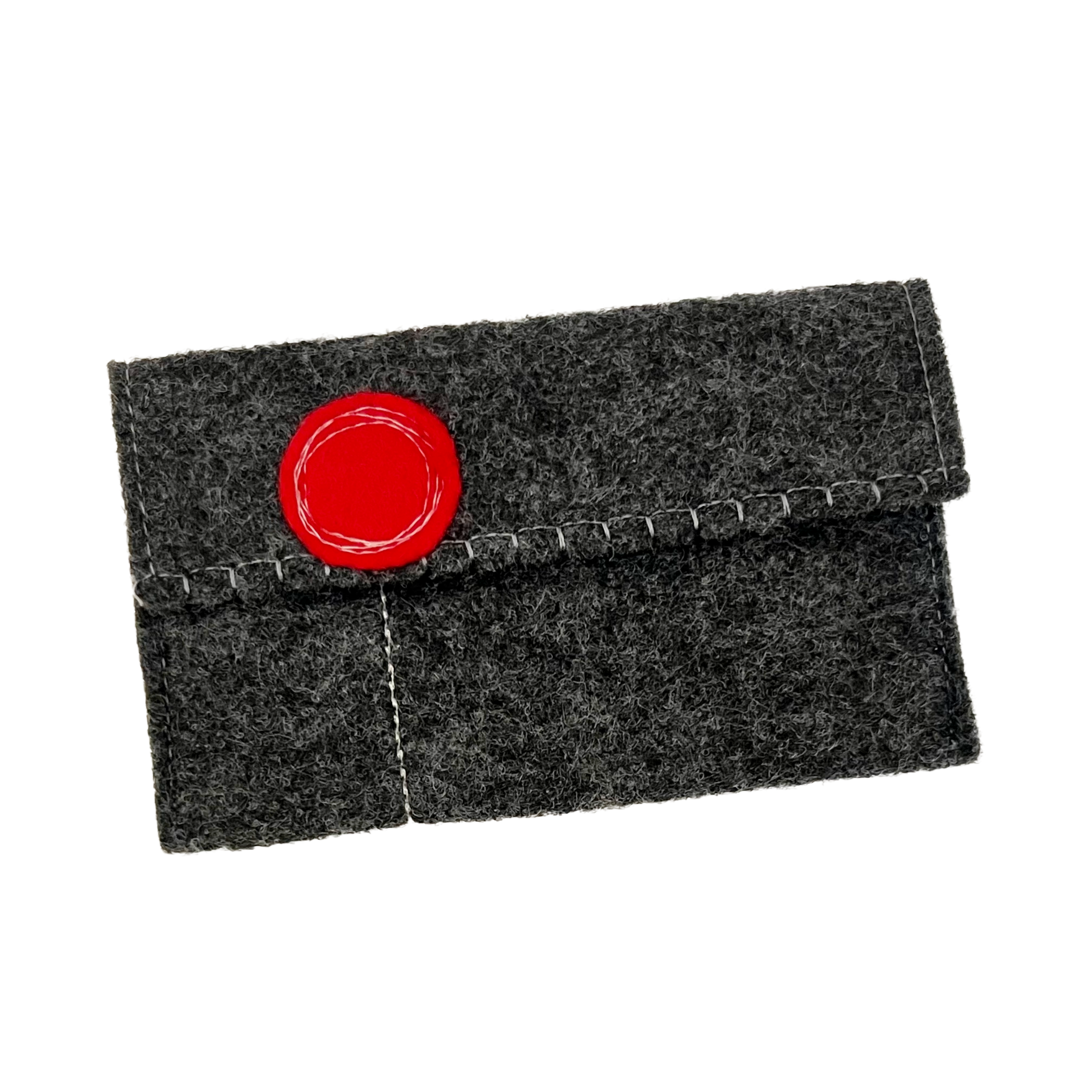 Charcoal Polyester Felt Gift Card Holders