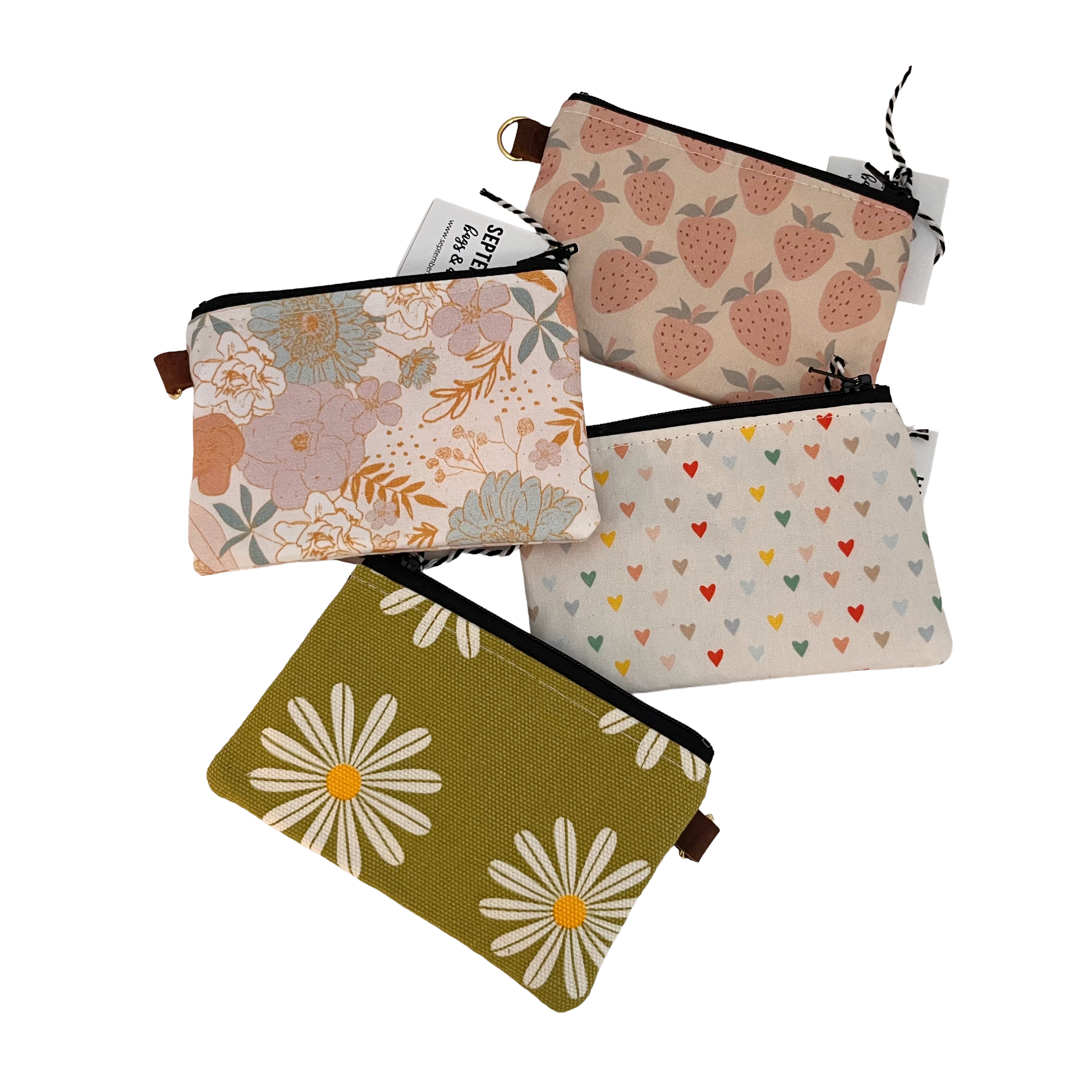 Small Zipper Essentials Pouches