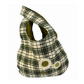 Green Plaid Knot Bag