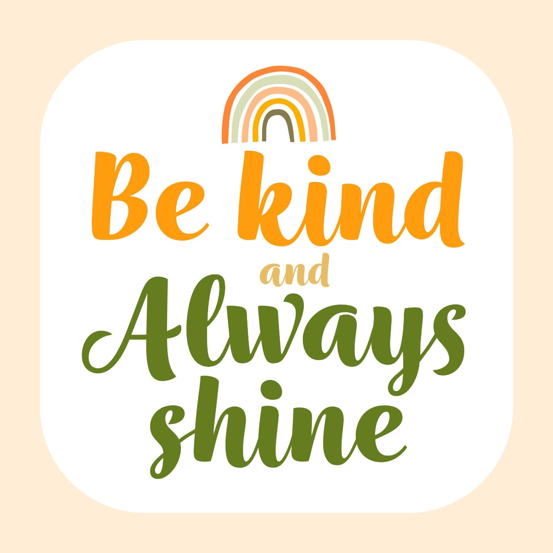 Waterproof Vinyl Stickers: Original Kindness Designs