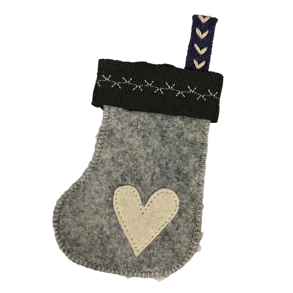 Mini Felt Stocking Gift Card Holder 🤍