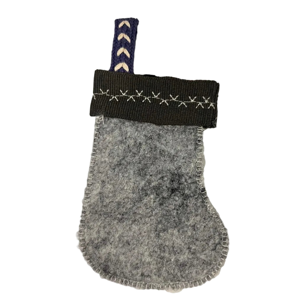 Mini Felt Stocking Gift Card Holder 🤍
