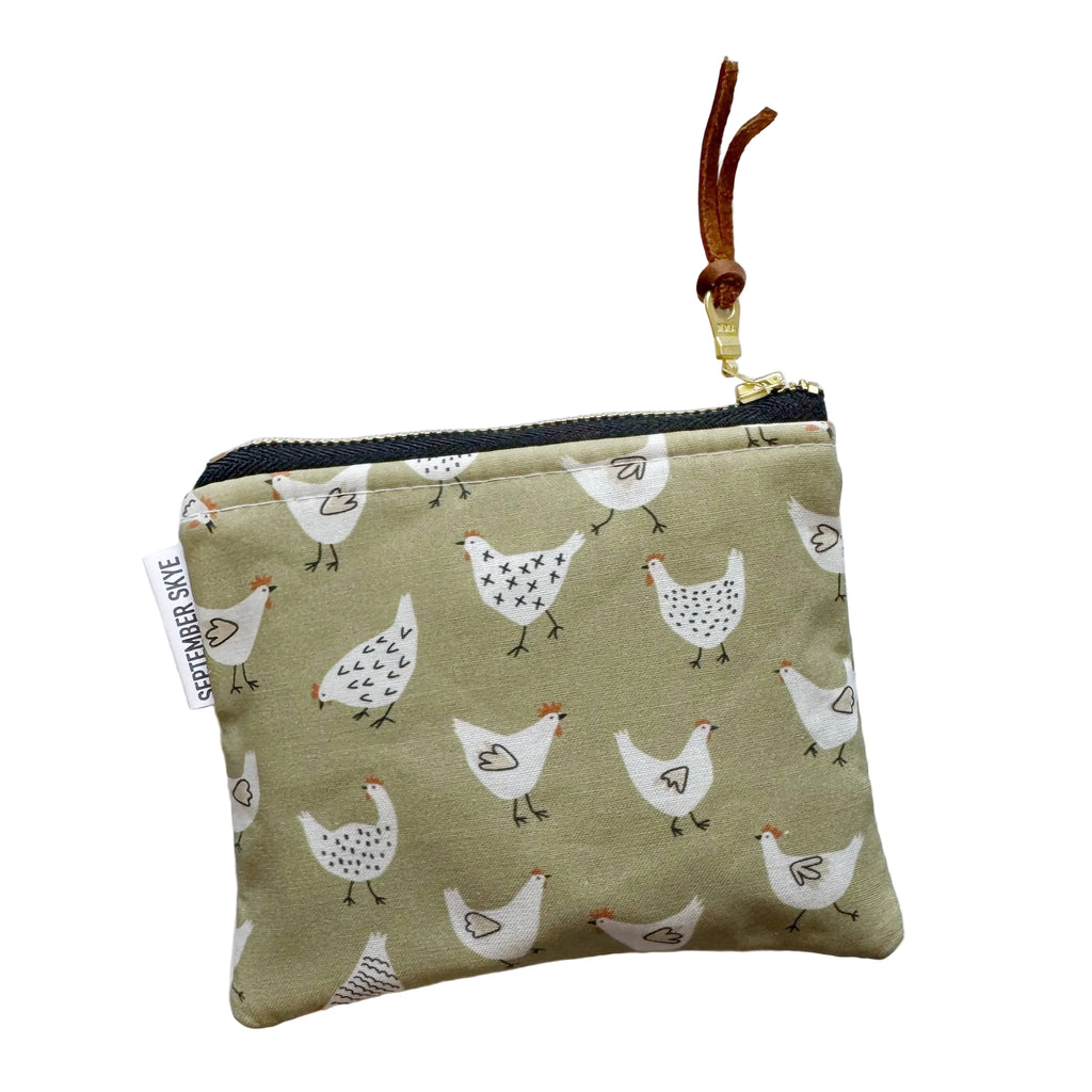 Small Zipper Square Pouches