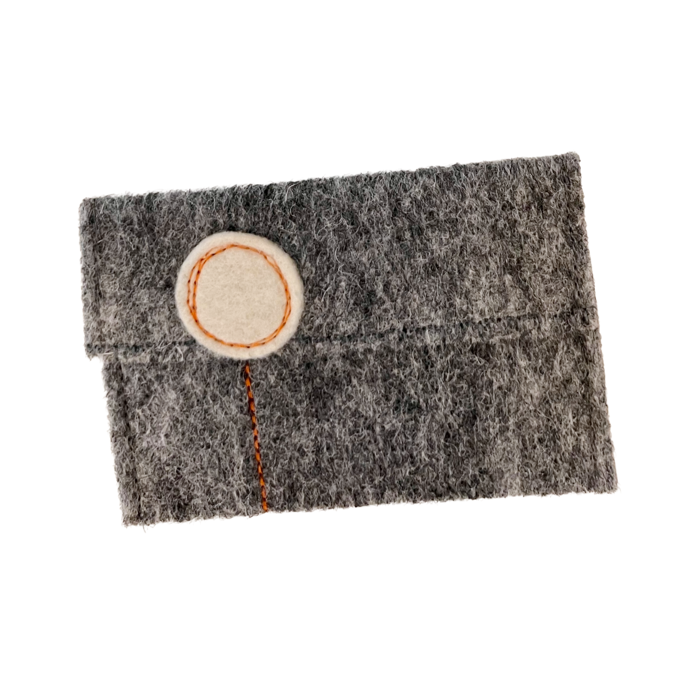 Heather Gray Wool Felt Gift Card Holders