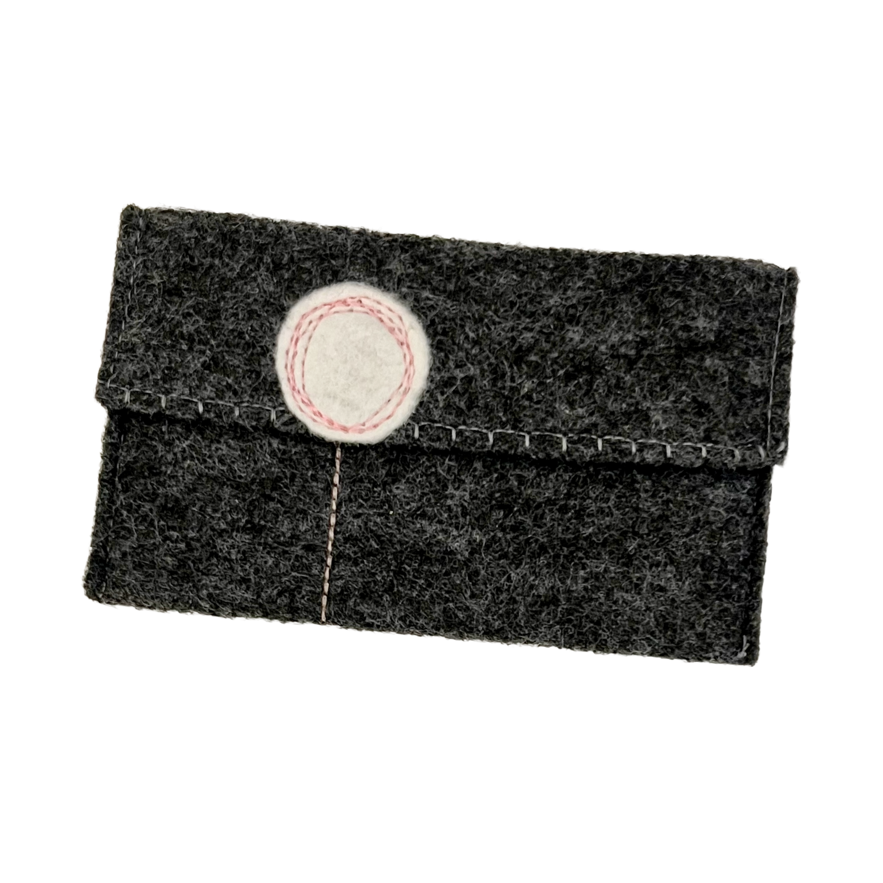 Charcoal Polyester Felt Gift Card Holders